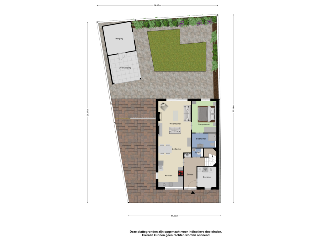 Bekijk plattegrond van Begane grond_tuin van Abraham van der Hulststraat 6