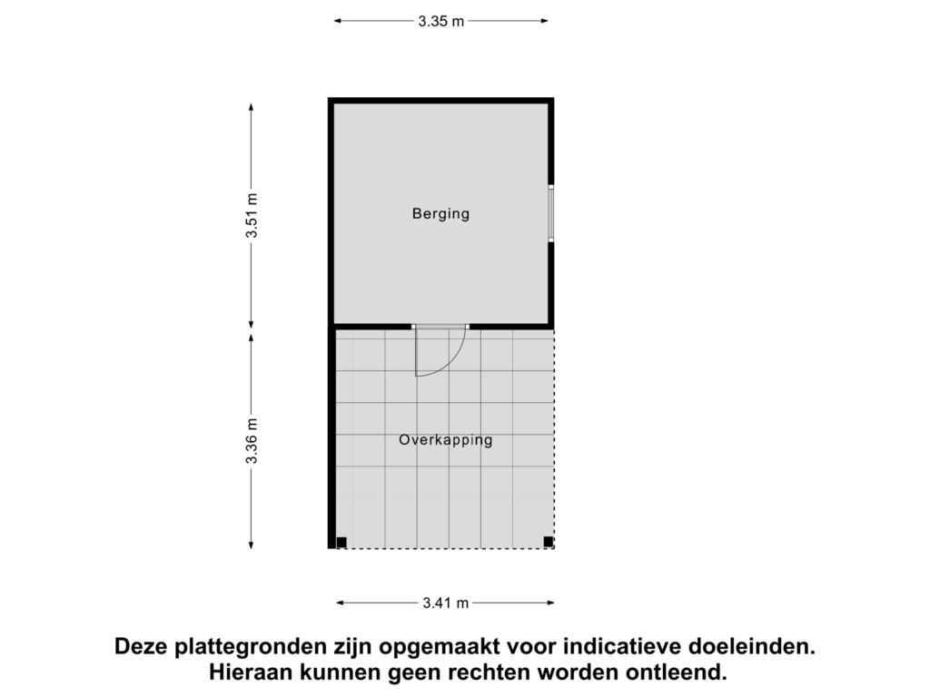 Bekijk plattegrond van Berging van Abraham van der Hulststraat 6