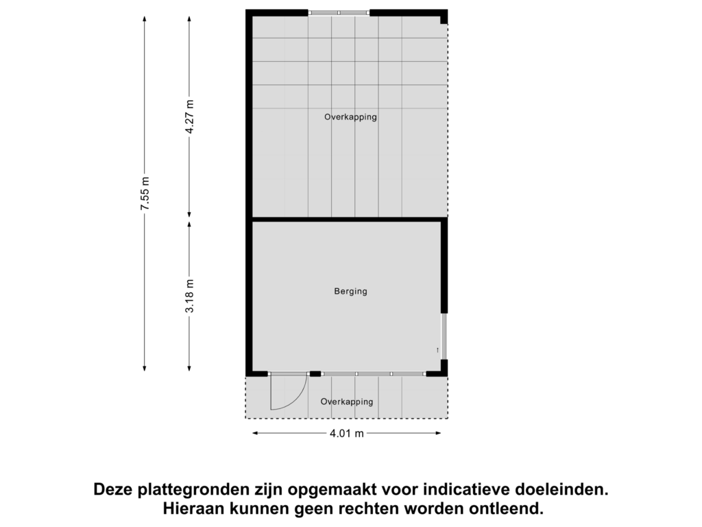 Bekijk plattegrond van Berging van Noordeinde 72