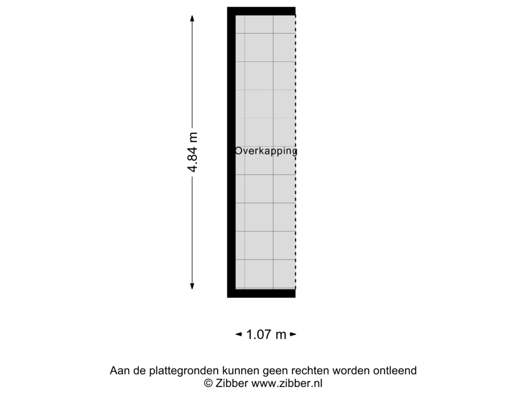 Bekijk plattegrond van Overkapping van Roerdompweg 17