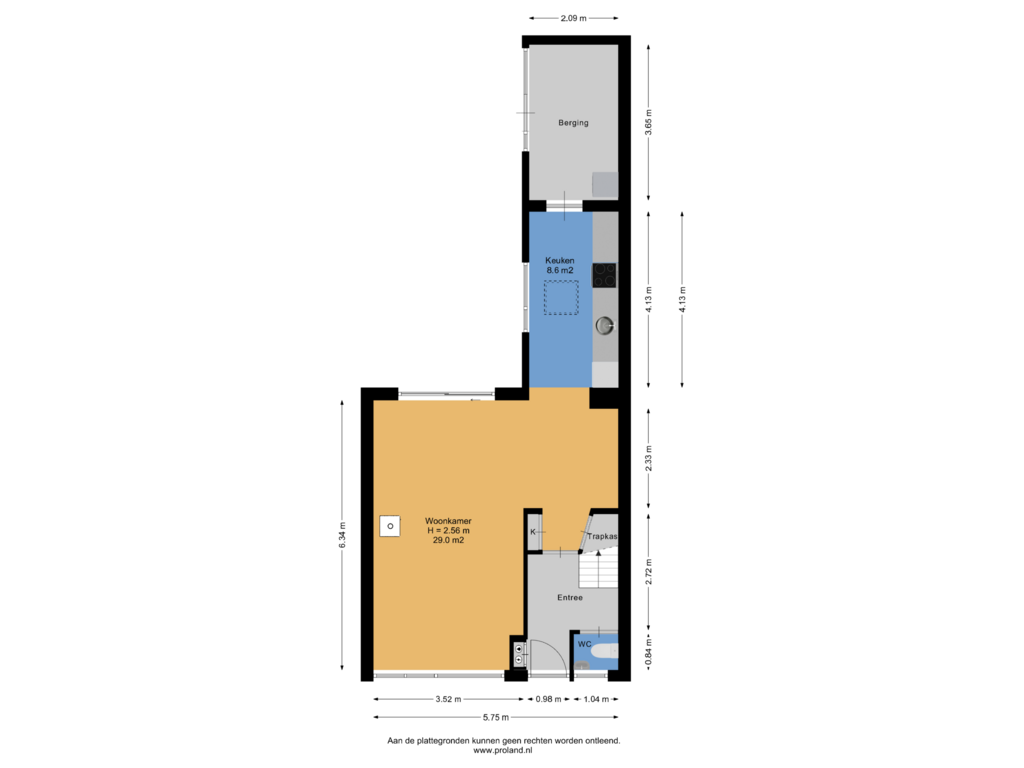 View floorplan of Begane Grond of Primulastraat 58