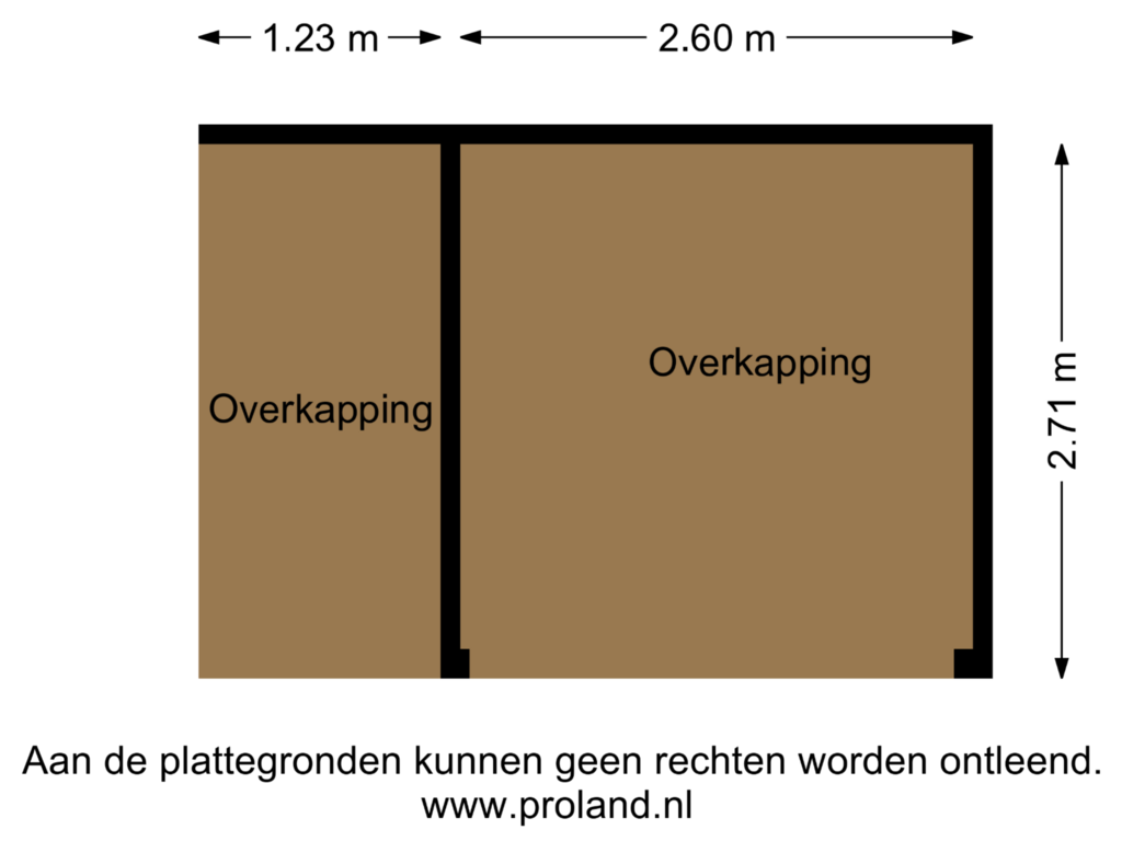 View floorplan of Overkapping of Primulastraat 58