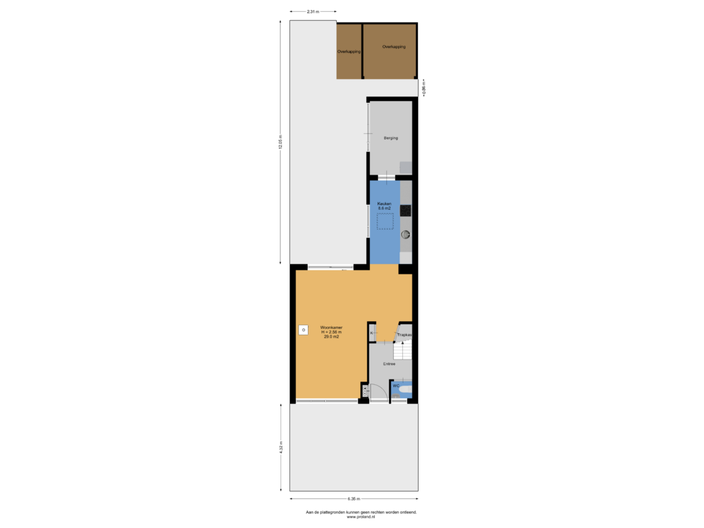 View floorplan of Begane Grond Met Kavel of Primulastraat 58