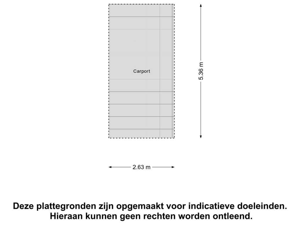 Bekijk plattegrond van Carport van Trumandreef 59