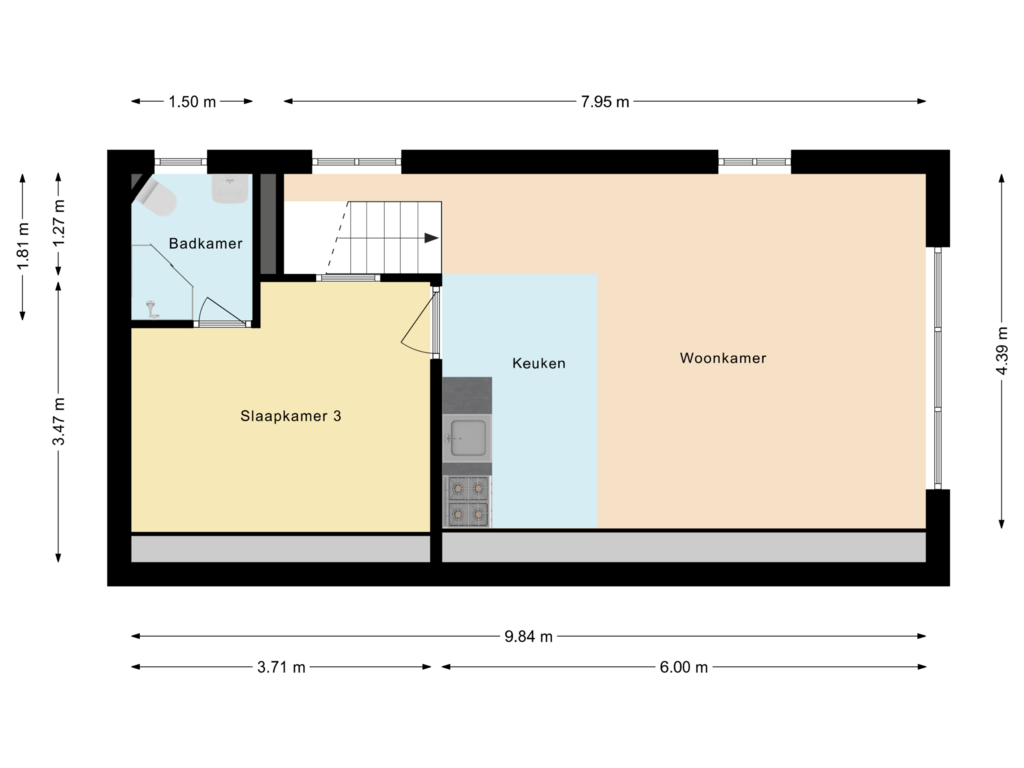 View floorplan of Tweede verdieping of Oppen Swolle 22