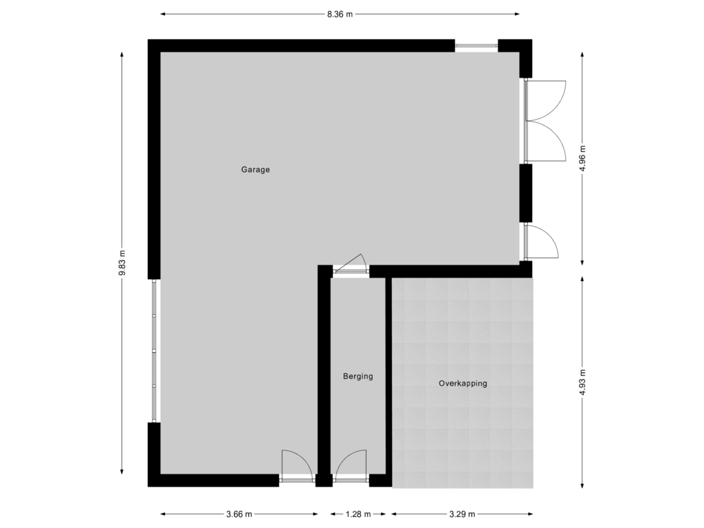 View floorplan of Garage of Oppen Swolle 22