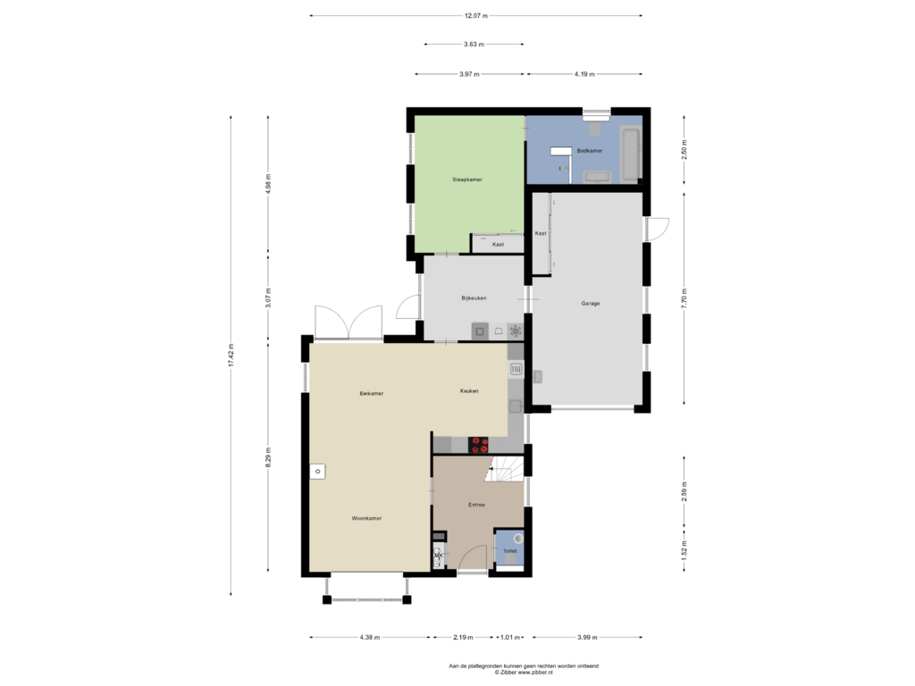 Bekijk plattegrond van Begane Grond van Vuurvlinder 3