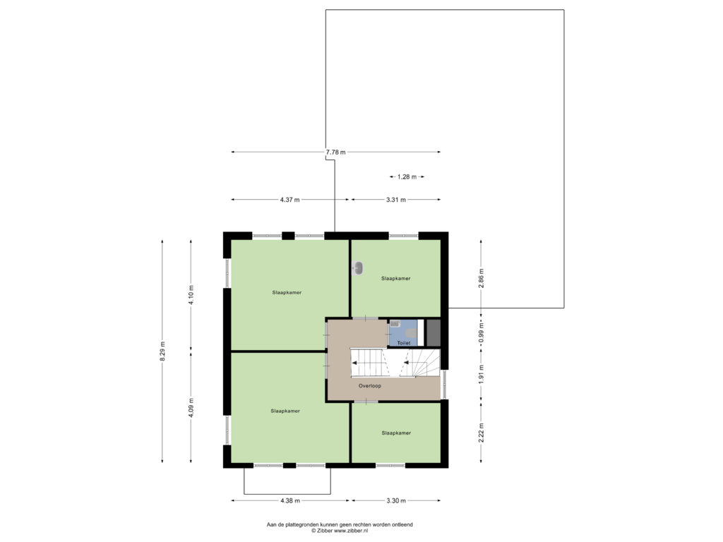 Bekijk plattegrond van Eerste Verdieping van Vuurvlinder 3