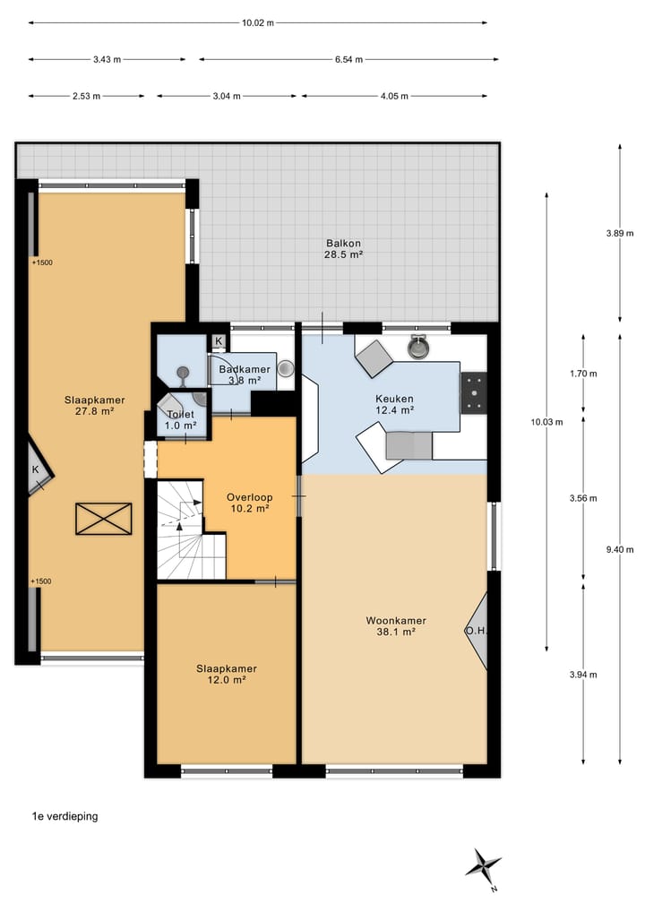 Foto 4 van Nieuwemeerdijk 19-B