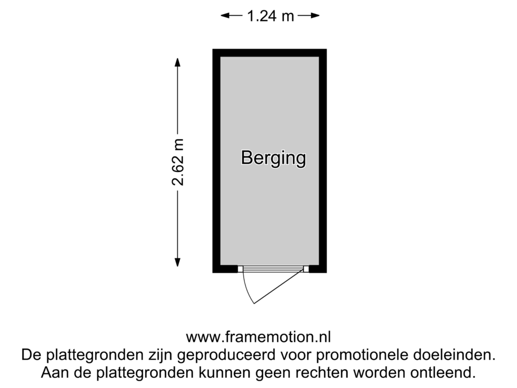 Bekijk plattegrond van Berging van Lloydstraat 216