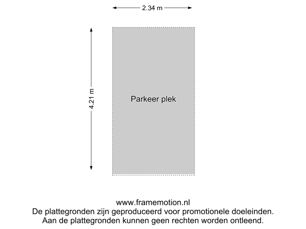 Bekijk plattegrond van Parkeer plek van Lloydstraat 216