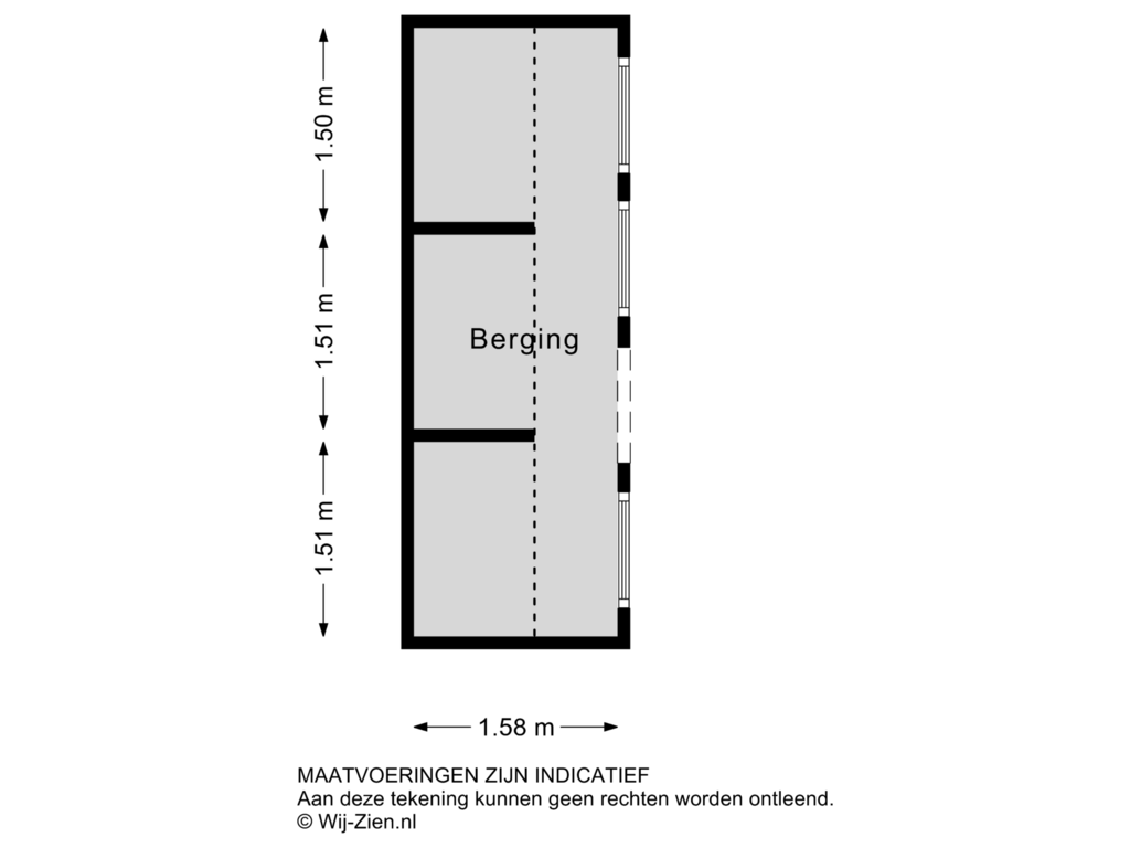 Bekijk plattegrond van BERGING 2 van Azaleastraat 21