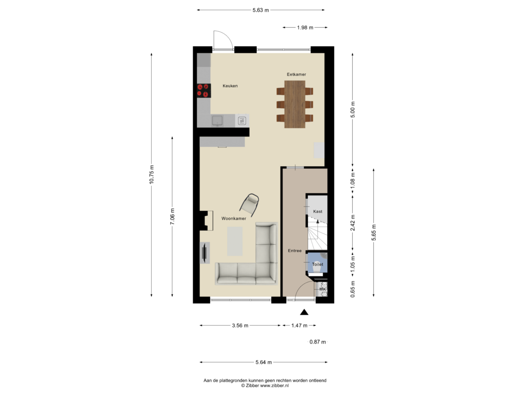 Bekijk plattegrond van Begane Grond van Klaverblokken 8