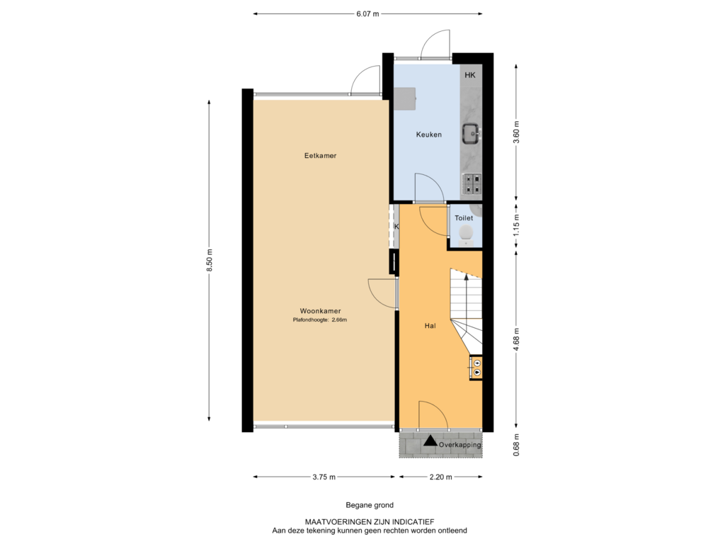 Bekijk plattegrond van Begane grond van Welhorst 5