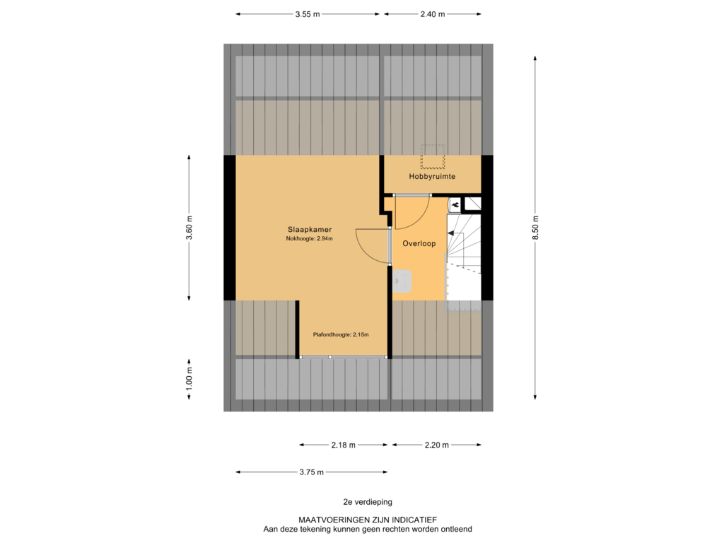 Bekijk plattegrond van 2e verdieping van Welhorst 5