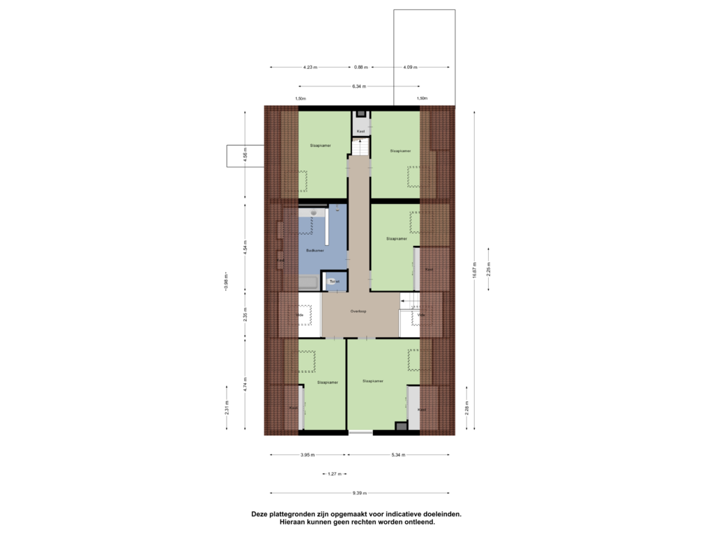 View floorplan of Eerste Verdieping of Kattendijk 135