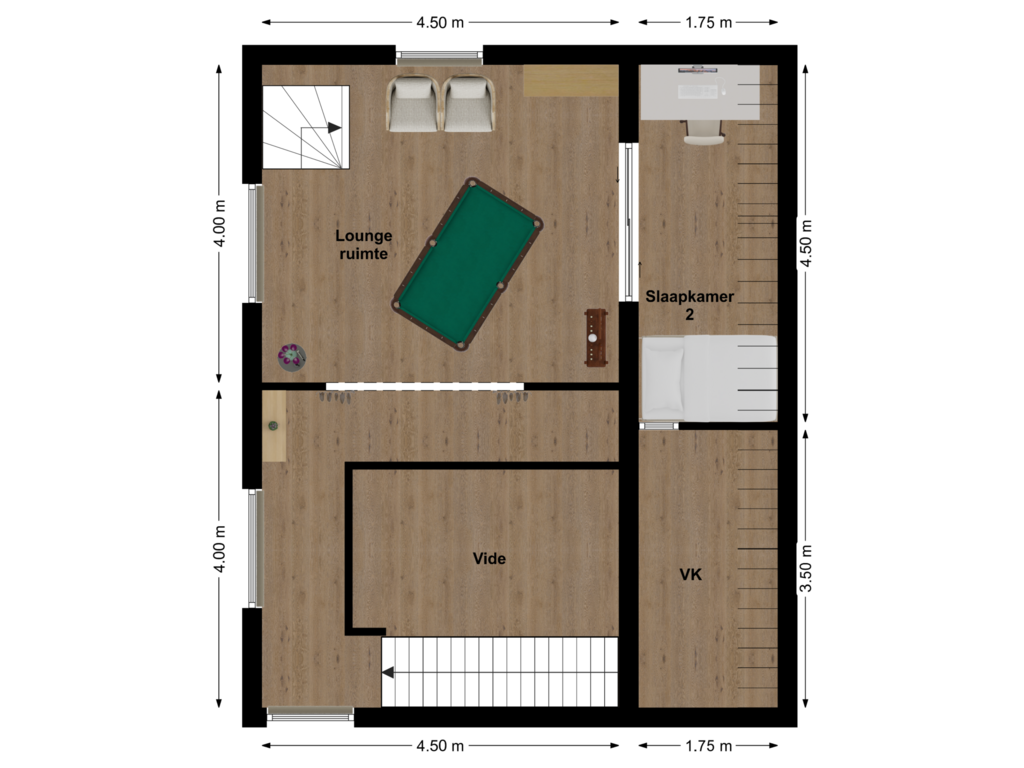 Bekijk plattegrond van Floor 1 van Kildijk 72