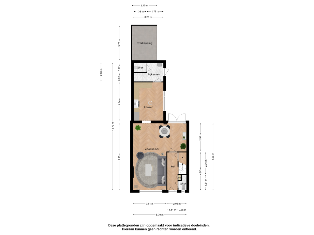 Bekijk plattegrond van Begane grond van Dokter J. Veldhuijzen van Zantenstraat 26