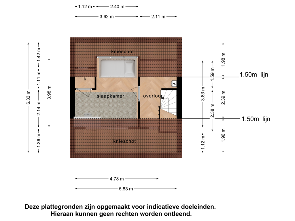 Bekijk plattegrond van 2e verdieping van Dokter J. Veldhuijzen van Zantenstraat 26