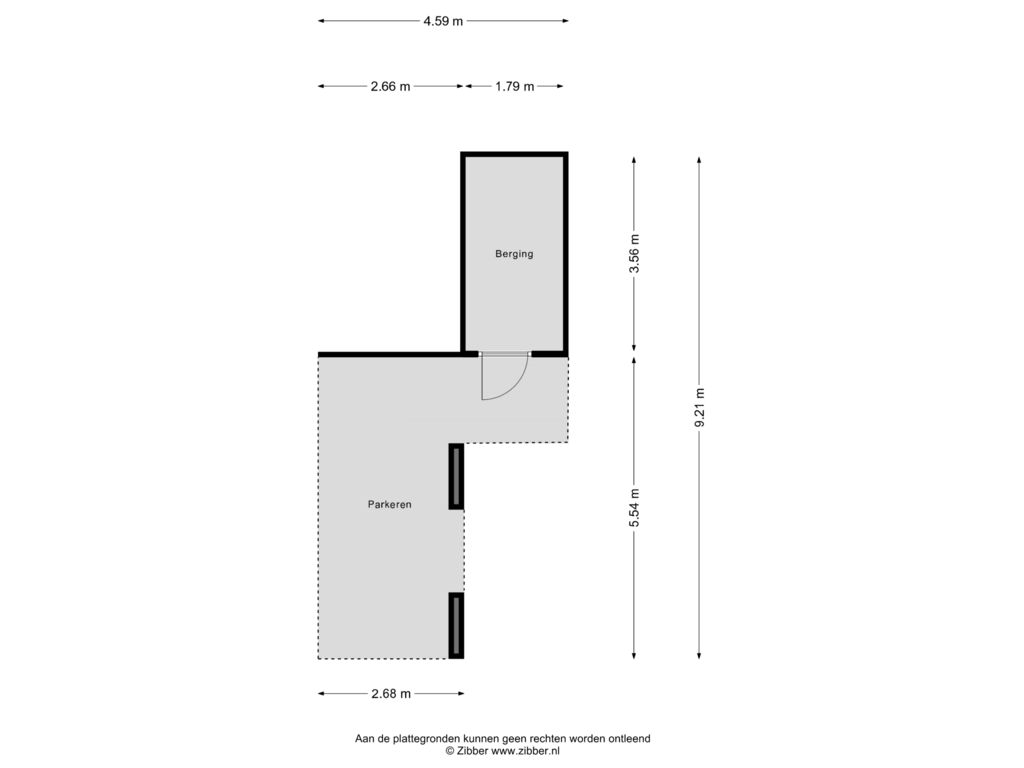 Bekijk plattegrond van Berging van Louis Beelstraat 19