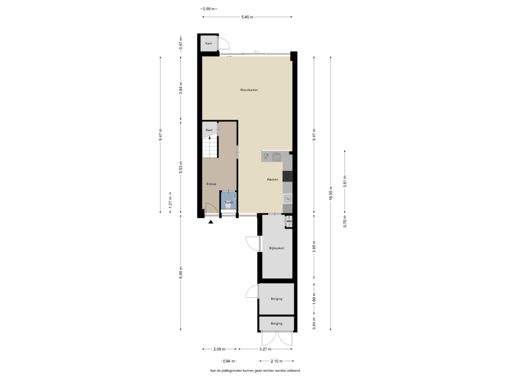 Bekijk plattegrond van Begane Grond van Vuurdoornstraat 116