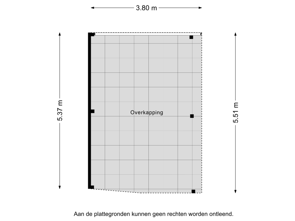 Bekijk plattegrond van Overkapping van Vuurdoornstraat 116