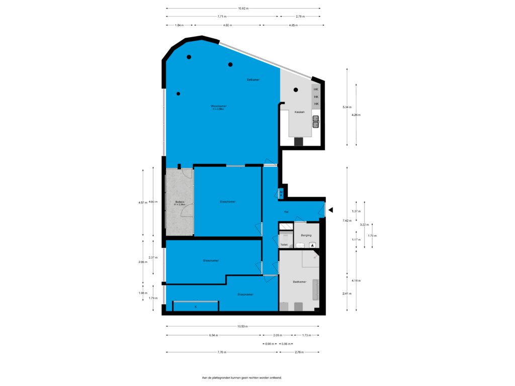 Bekijk plattegrond van Appartement van Stampioenstraat 79