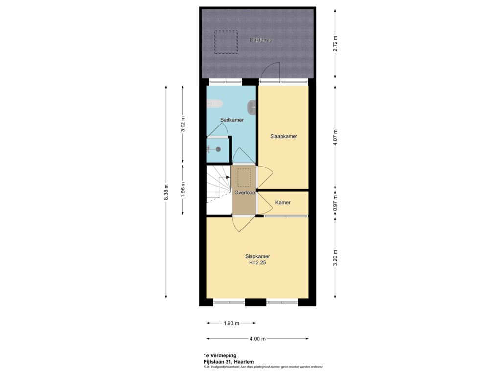 Bekijk plattegrond van 1e Verdieping van Pijlslaan 31