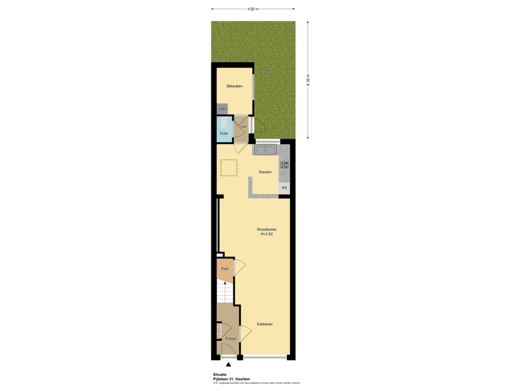 Bekijk plattegrond van Situatie van Pijlslaan 31