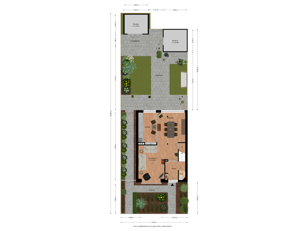 Bekijk plattegrond van Situatie van Diepenbrockweg 16