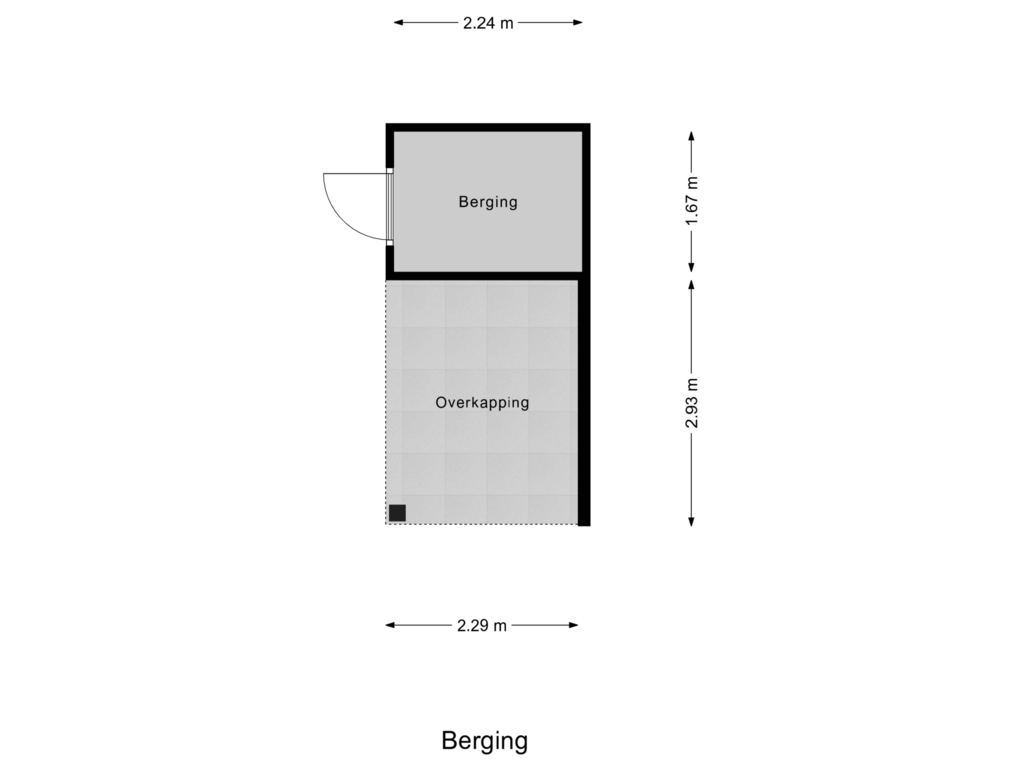 Bekijk plattegrond van Berging van 's-Gravenpolderseweg 10