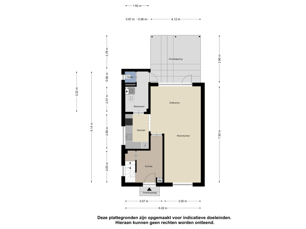 Bekijk plattegrond van Begane Grond van Oranjestraat 3