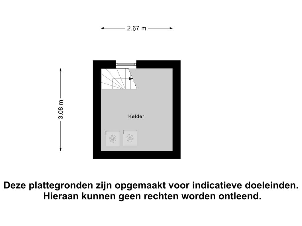 Bekijk plattegrond van Kelder van Oranjestraat 3