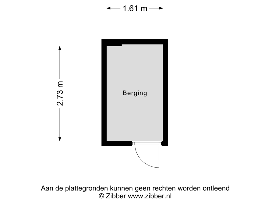 Bekijk plattegrond van Berging van Vanekerstraat 153