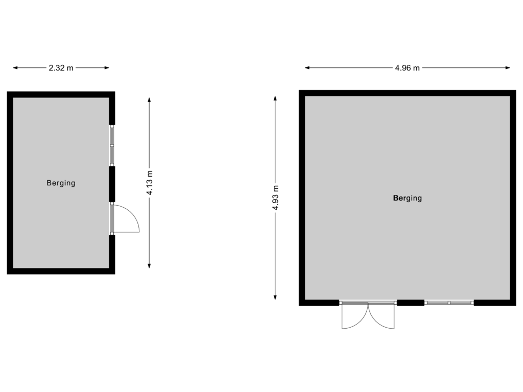 View floorplan of Berging of Eykereind 52