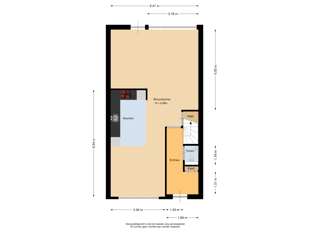 Bekijk plattegrond van Begane grond van Dorsvloer 138