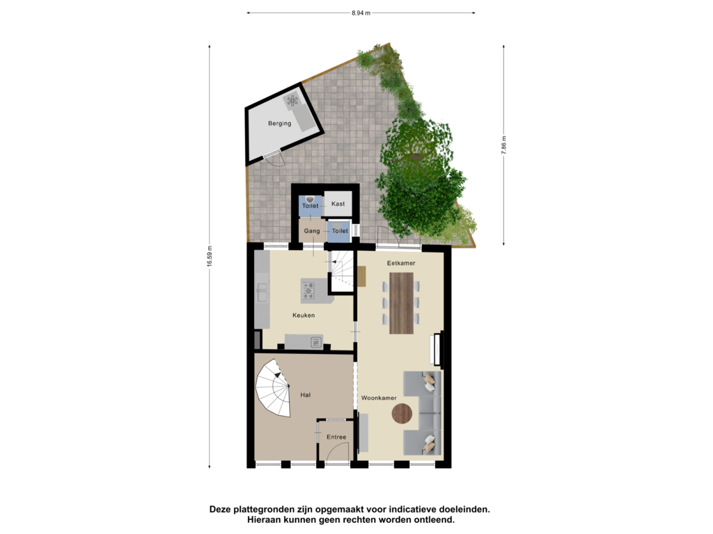 Bekijk plattegrond van Begane Grond_Tuin van Spoorstraat 3