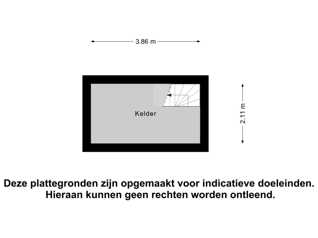 Bekijk plattegrond van Kelder van Spoorstraat 3