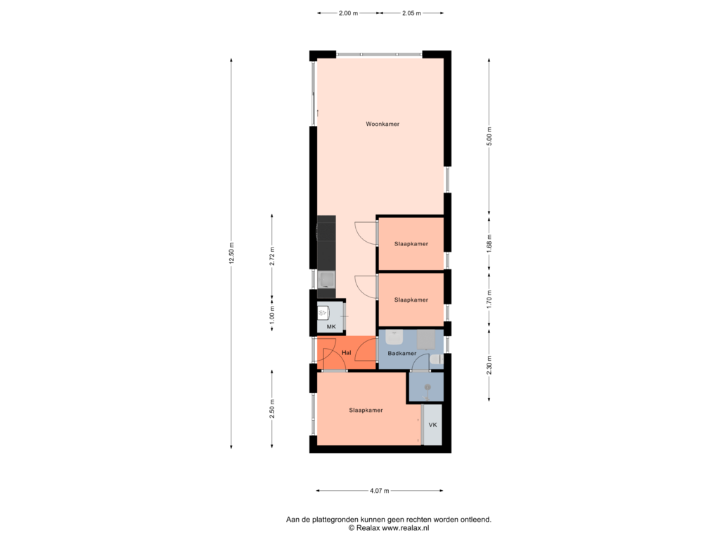 Bekijk plattegrond van Begane grond van Hoge Bergweg 16-93