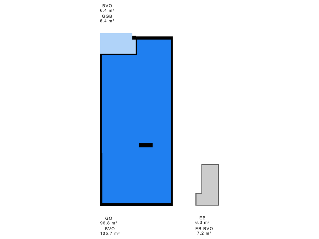 View floorplan of NEN of Achterdijk 18-C