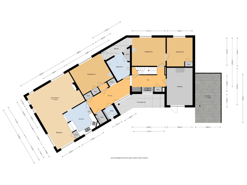 Bekijk plattegrond van 1e verdieping van Woutersweg 15