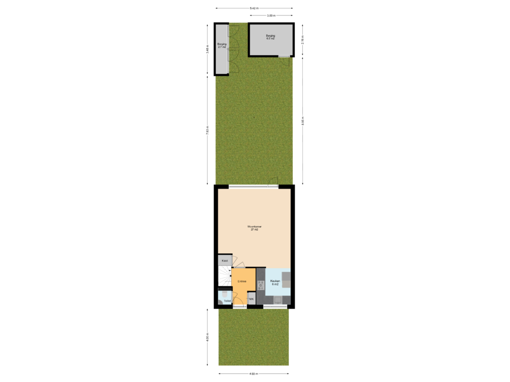 Bekijk plattegrond van Situatie van Henri Osewoudtstraat 6