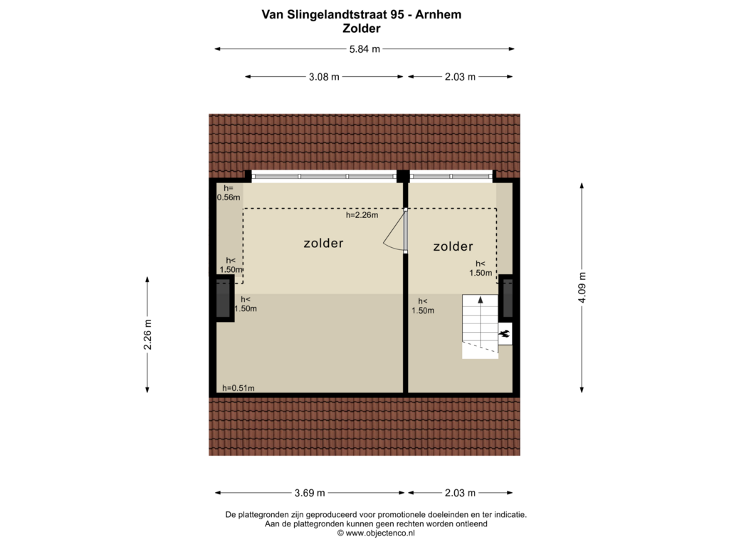 View floorplan of ZOLDER of Van Slingelandtstraat 95