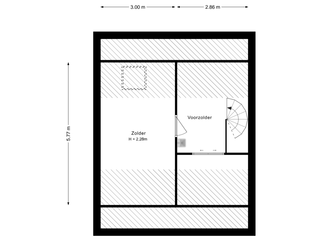 Bekijk plattegrond van 2e Verdieping van Vogelarij 29