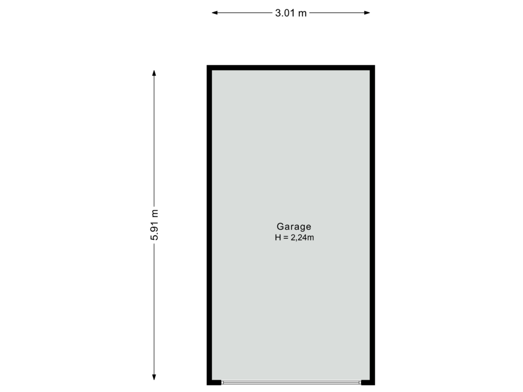 Bekijk plattegrond van Garage van Vogelarij 29