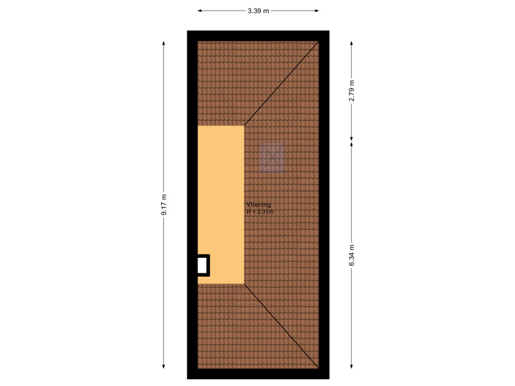 Bekijk plattegrond van Vliering van de Vosholen 29