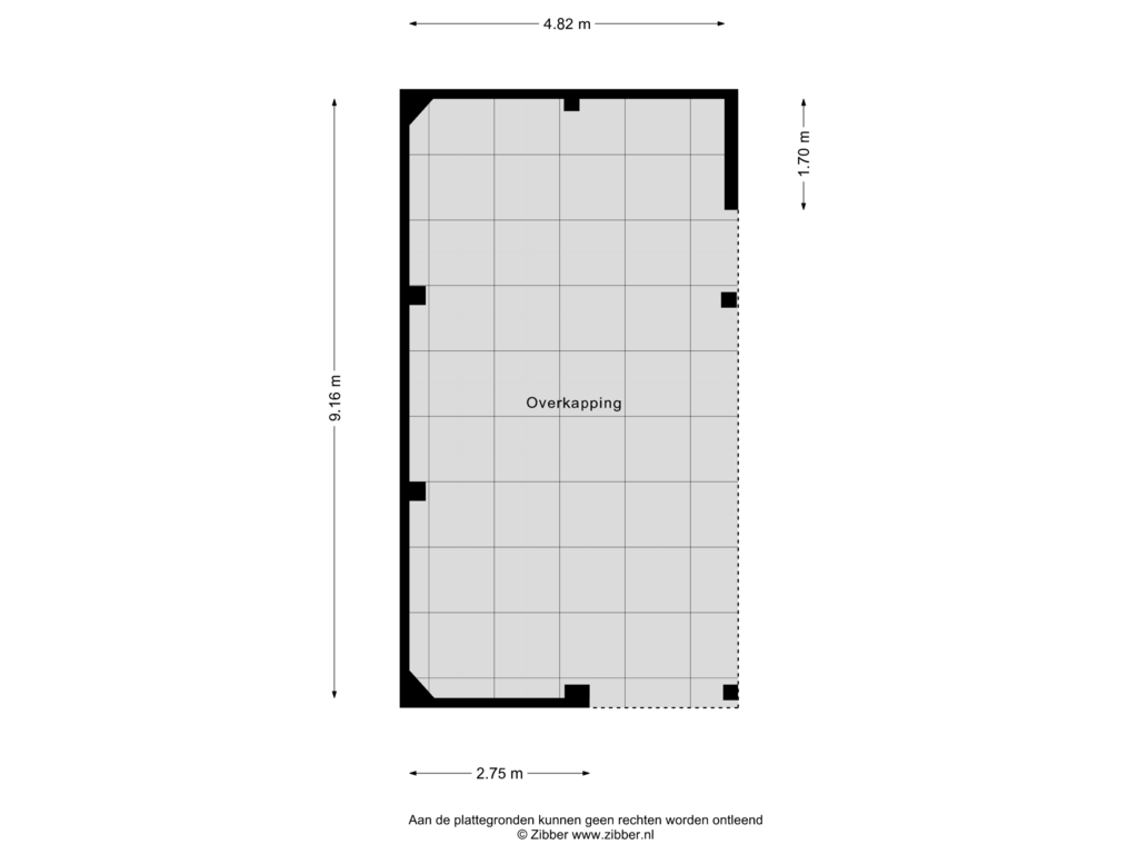 View floorplan of Overkapping of Noordlaan 3