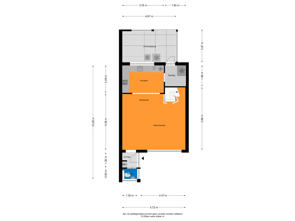 Bekijk plattegrond van Begane Grond van De Pellenwever 43