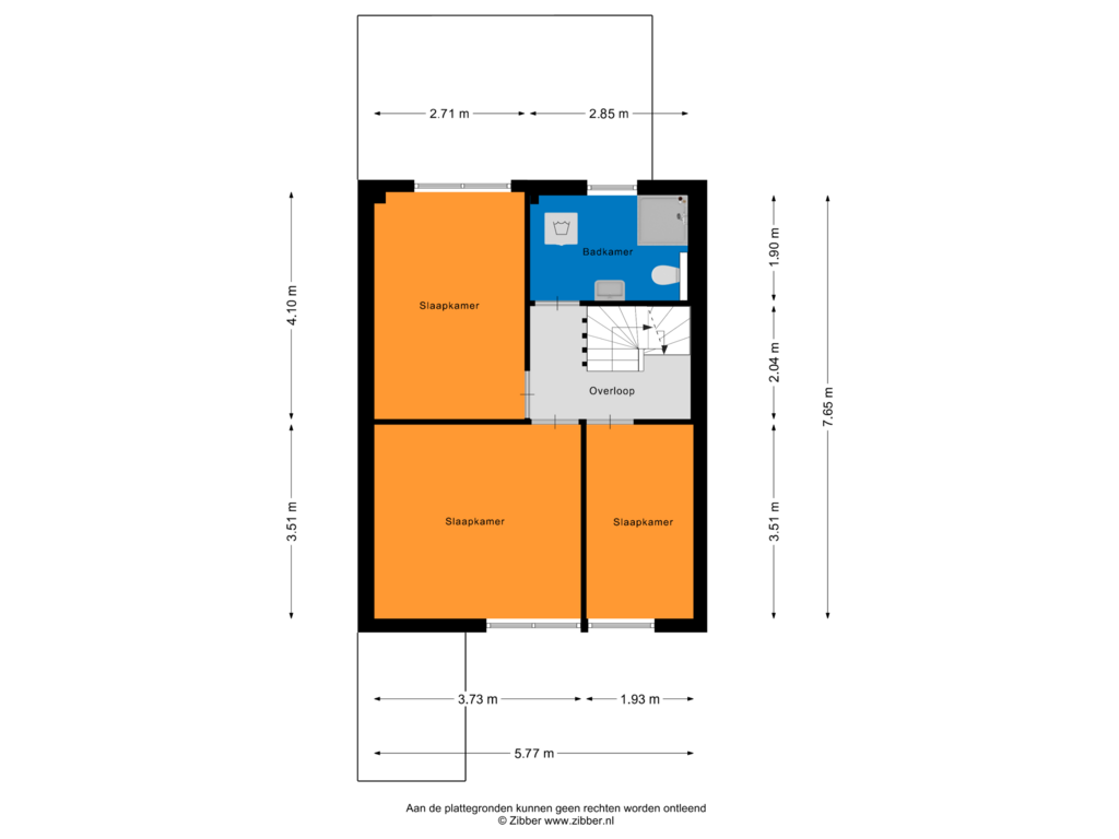 Bekijk plattegrond van Eerste Verdieping van De Pellenwever 43