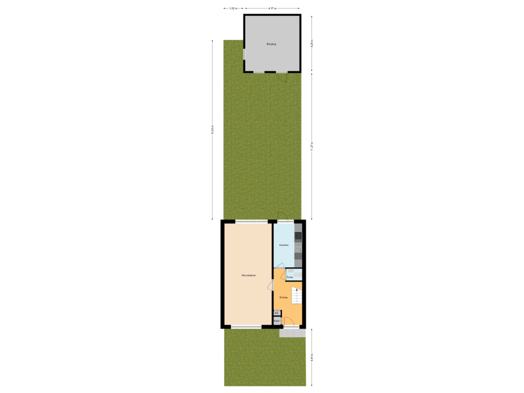 Bekijk plattegrond van Situatie van Monseigneur Nolensstraat 27